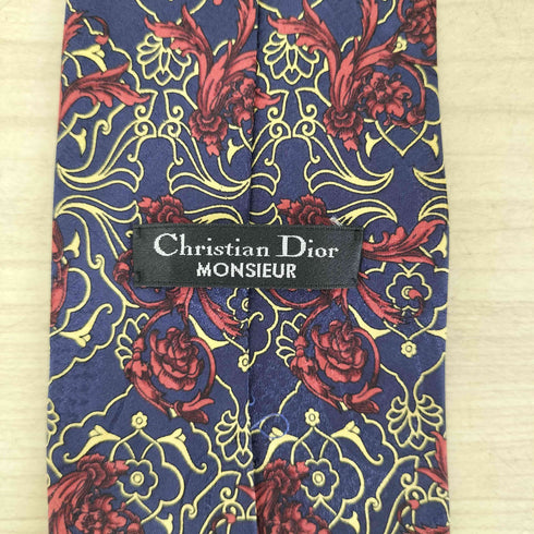 クリスチャンディオール Christian Dior 総柄シルクネクタイ メンズ