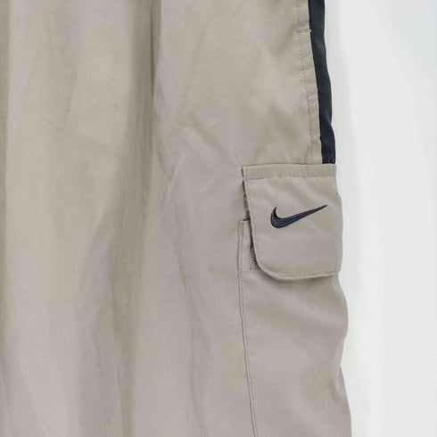 ナイキ NIKE 00S スウッシュ ロゴ カーゴポケット サイドライン パンツ メンズ XXL