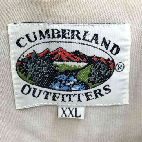 CUMBERLAND 襟切替 フロント ホースプリント L/S シャツ メンズ import:XXL