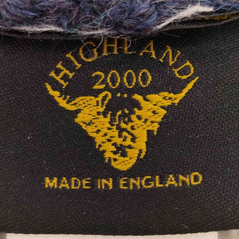 ハイランド HIGHLAND 英国製 ツートンカラー ウール ニット キャップ メンズ