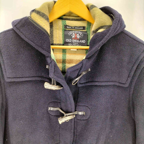 オールドイングランド OLD ENGLAND ウール 裏地チェック ダッフル コート レディース 38L