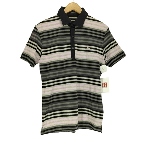 バーバリーブラックレーベル BURBERRY BLACK LABEL アーガイル ニットポロ メンズ 2