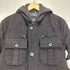 ゲス GUESS ミリタリーフーデッドジャケット メンズ import:S