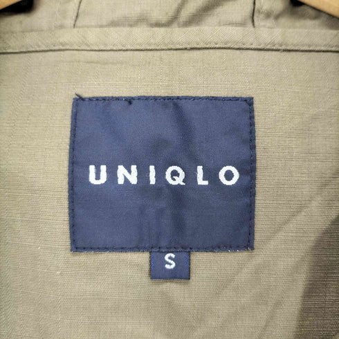ユニクロ UNIQLO OLD 紺タグ リップストップ フードベスト メンズ JPN:S