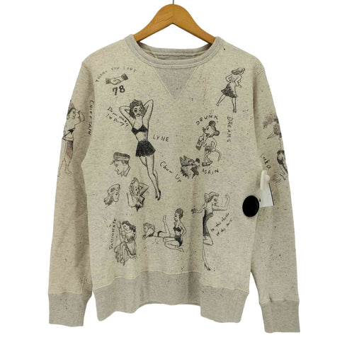 バイグラッドハンド BY GLADHAND GLADDEN SWEAT ヴィンテージフィニッシュ加工 グラッデンスウェット メンズ JPN:L