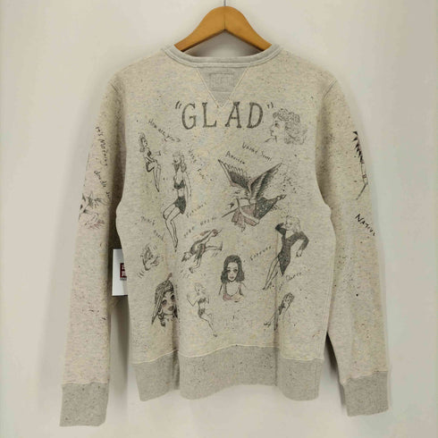 バイグラッドハンド BY GLADHAND GLADDEN SWEAT ヴィンテージフィニッシュ加工 グラッデンスウェット メンズ JPN:L