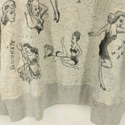 バイグラッドハンド BY GLADHAND GLADDEN SWEAT ヴィンテージフィニッシュ加工 グラッデンスウェット メンズ JPN:L