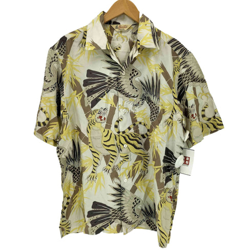 バイグラッドハンド BY GLADHAND GLAD RAW - S/S HAWAIIAN SHIRT オリジナルレーヨンシルク生地アロハ 半袖シャツ メンズ JPN:M