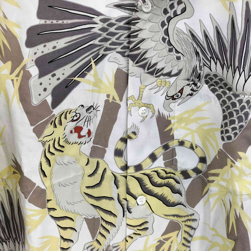 バイグラッドハンド BY GLADHAND GLAD RAW - S/S HAWAIIAN SHIRT オリジナルレーヨンシルク生地アロハ 半袖シャツ メンズ JPN:M