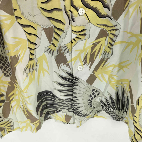 バイグラッドハンド BY GLADHAND GLAD RAW - S/S HAWAIIAN SHIRT オリジナルレーヨンシルク生地アロハ 半袖シャツ メンズ JPN:M