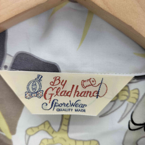 バイグラッドハンド BY GLADHAND GLAD RAW - S/S HAWAIIAN SHIRT オリジナルレーヨンシルク生地アロハ 半袖シャツ メンズ JPN:M