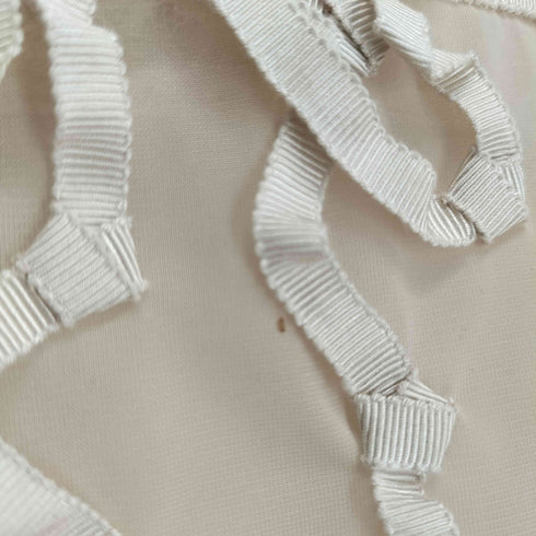 tanakadaisuke タナカダイスケ 26SS LAZY RIBBON SHEER CAMISOLE レイジーリボンシアーキャミソール domestic レディース FREE