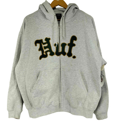 ハフ HUF noble full zip fleece hoodie ノーブル フル ジップ フーディー メンズ JPN:S