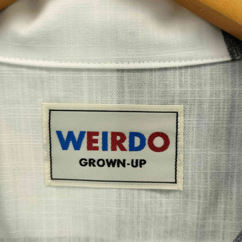 ウィアード WEIRDO CHECKER チェッカー オープンカラーシャツ メンズ JPN:XL