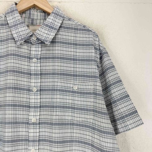 AMERICAN THREADS ボタンダウンショートスリーブチェックシャツ メンズ JPN:XL