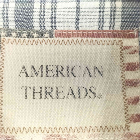AMERICAN THREADS ボタンダウンショートスリーブチェックシャツ メンズ JPN:XL