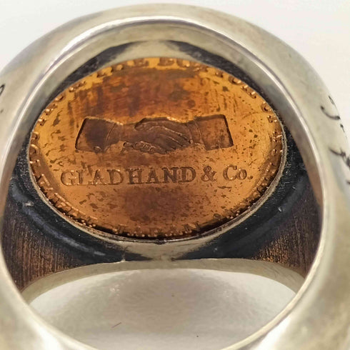 グラッドハンド GLADHAND 10th ANNIVERSARY 10周年記念 メダル リング メンズ 15号