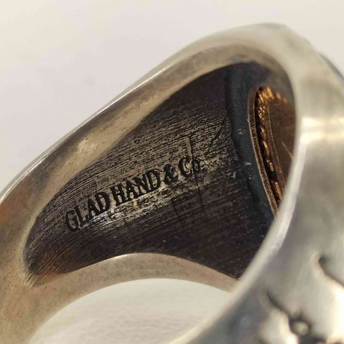 グラッドハンド GLADHAND 10th ANNIVERSARY 10周年記念 メダル リング メンズ 15号