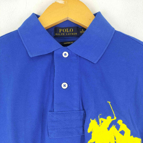 ポロラルフローレン POLO RALPH LAUREN ビッグポニー ナンバリング ポロシャツ CUSTOM FIT メンズ import:S