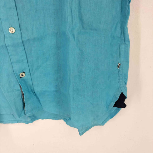 トミーヒルフィガー TOMMY HILFIGER リネン BDシャツ メンズ import:XL