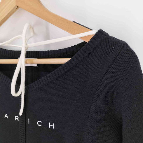 ダーリッチ Darich ウエストオープンリボンデザインニットミニワンピース レディース FREE