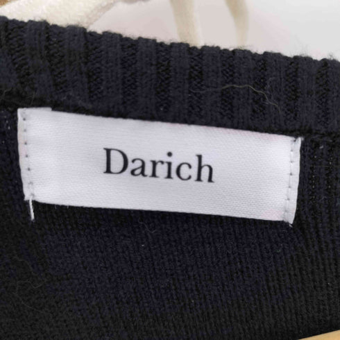 ダーリッチ Darich ウエストオープンリボンデザインニットミニワンピース レディース FREE