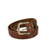 グラッドハンド GLADHAND USA LEATHER FLOWER EMBOS NARROW BELT メンズ