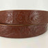 グラッドハンド GLADHAND USA LEATHER FLOWER EMBOS NARROW BELT メンズ