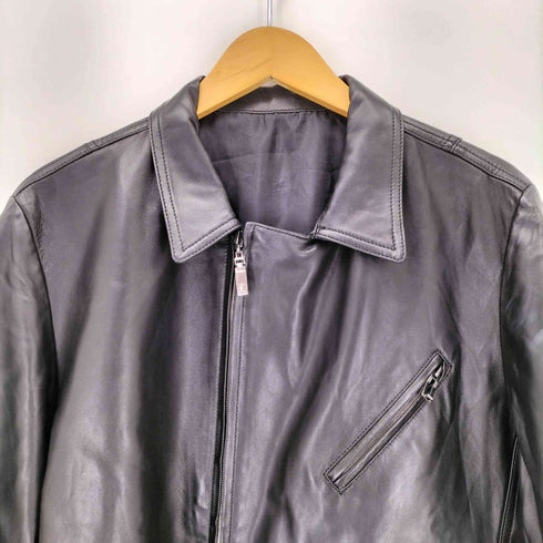 バラシ barassi ラムレザー ダブルジップジャケット メンズ JPN:48