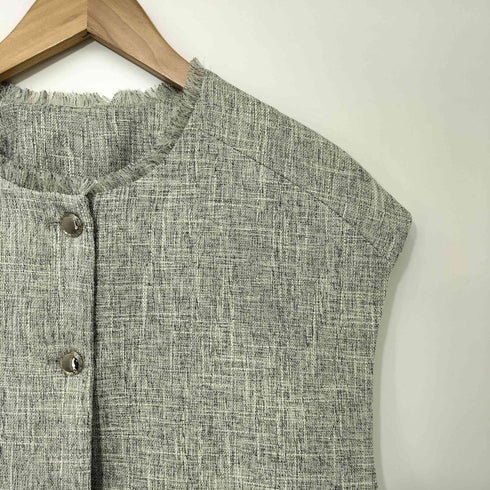 ビアズリー BEARDSLEY 25SS LIVETART ツイードショートジレ レディース FREE