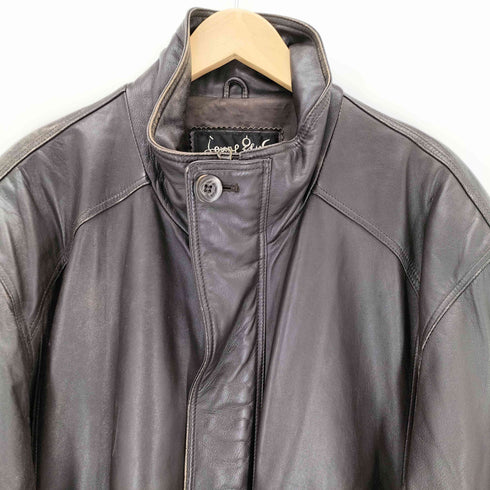 JEUNE GENS 本革 LEATHER ラムレザーハーフコート メンズ JPN:L