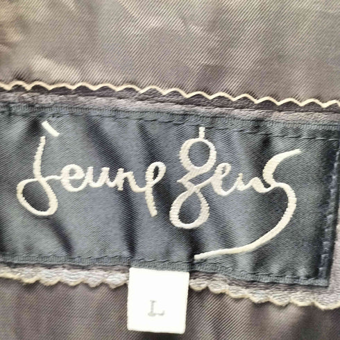 JEUNE GENS 本革 LEATHER ラムレザーハーフコート メンズ JPN:L