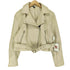 エイチアンドエム H&M フェイクレザーダブルライダースジャケット レディース import:S