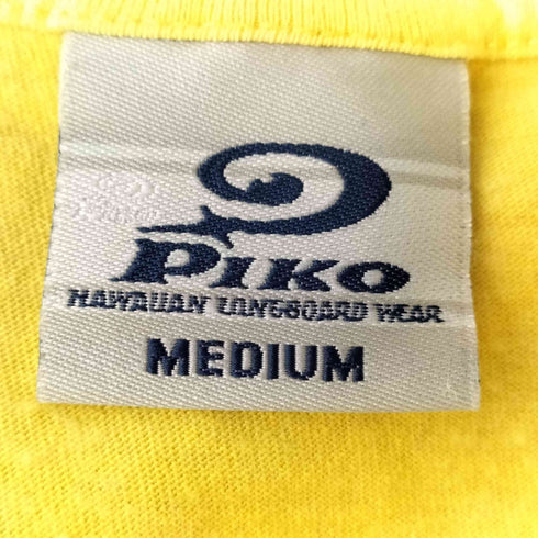 ピコ PIKO 00S オールドサーフ 両面 ラメプリント Tシャツ メンズ import:M