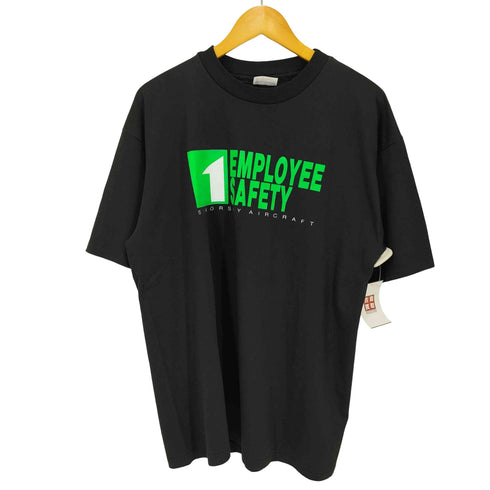 ヘインズ Hanes 90S USA製 シングルステッチ 企業ロゴ 半袖 Tシャツ メンズ import:XL
