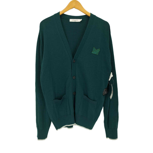 メゾンキツネ MAISON KITSUNE ワッペン ウールカーディガン メンズ JPN:S