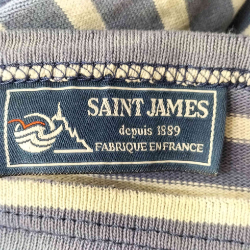セントジェームス SAINT JAMES 80-90s ボーダー OUESSANT ウェッソン バスクシャツ メンズ 4PON