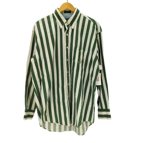 チャップスラルフローレン CHAPS RALPH LAUREN 90S ボタンダウン ストライプ L/S シャツ メンズ import:L