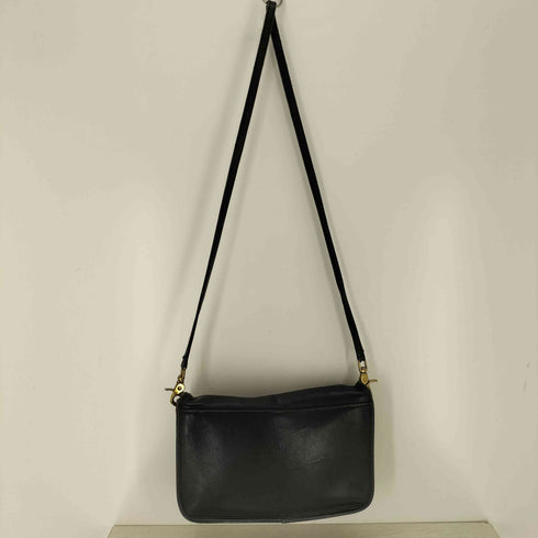 コーチ COACH 80-90S USA製 レザーターンロックショルダーバッグ レディース