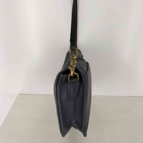 コーチ COACH 80-90S USA製 レザーターンロックショルダーバッグ レディース