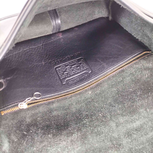 コーチ COACH 80-90S USA製 レザーターンロックショルダーバッグ レディース