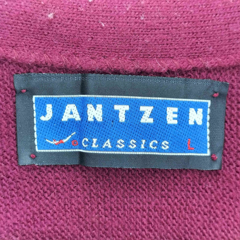 ジャンセン jantzen 90S USA製 アクリル ニット カーディガン メンズ import:L