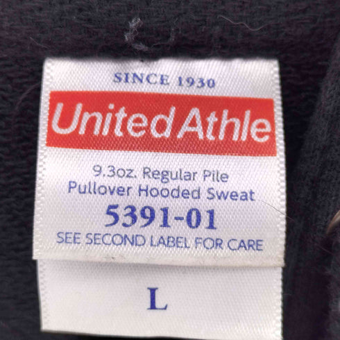 ユナイテッドアスレ UNITED ATHLE プリント プルオーバーパーカー メンズ JPN:L