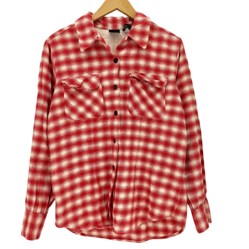 ギャップ Gap 90s OLD チェック オープンカラーシャツ レディース S