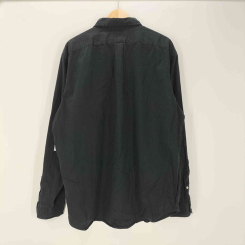 ポロバイラルフローレン Polo by RALPH LAUREN 90S CLASSIC FIT ポニー刺繍 ボタンダウン L/S ブラック シャツ ビックサイズ メンズ XXL
