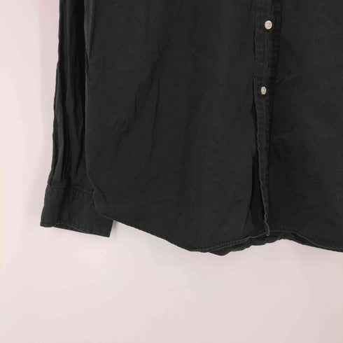 ポロバイラルフローレン Polo by RALPH LAUREN 90S CLASSIC FIT ポニー刺繍 ボタンダウン L/S ブラック シャツ ビックサイズ メンズ XXL