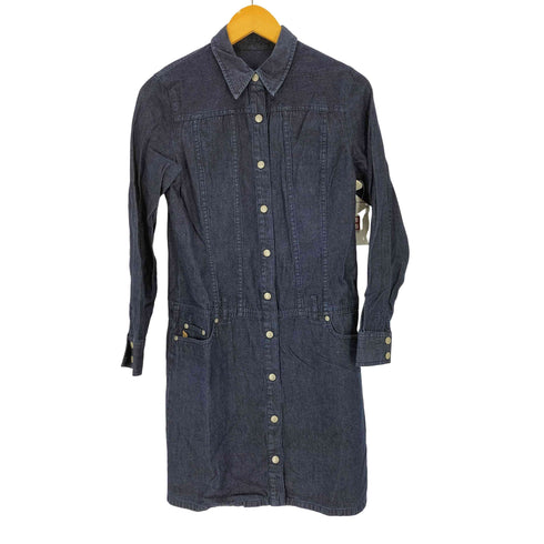 ラルフローレン RALPH LAUREN インディゴ デニム シャツワンピース レディース 160