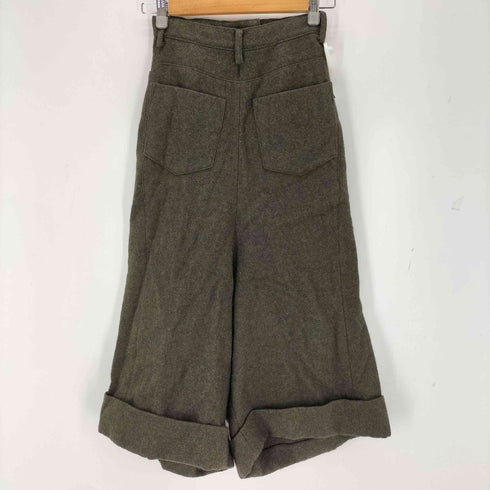 レギュレーションヨウジヤマモト REGULATION Yohji Yamamoto ウール ツイード 変形 ワイドパンツ レディース