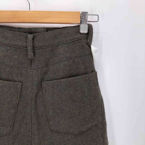 レギュレーションヨウジヤマモト REGULATION Yohji Yamamoto ウール ツイード 変形 ワイドパンツ レディース