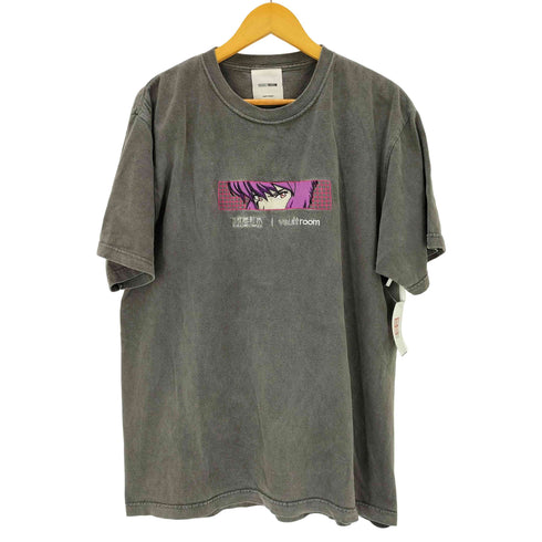 ボルトルーム vaultroom MOTOKO TEE アニメキャラクター刺繍 半袖Tシャツ メンズ L